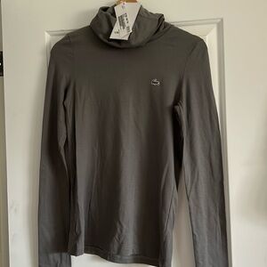 NWT: Light Grey Lacoste beautiful turtleneck